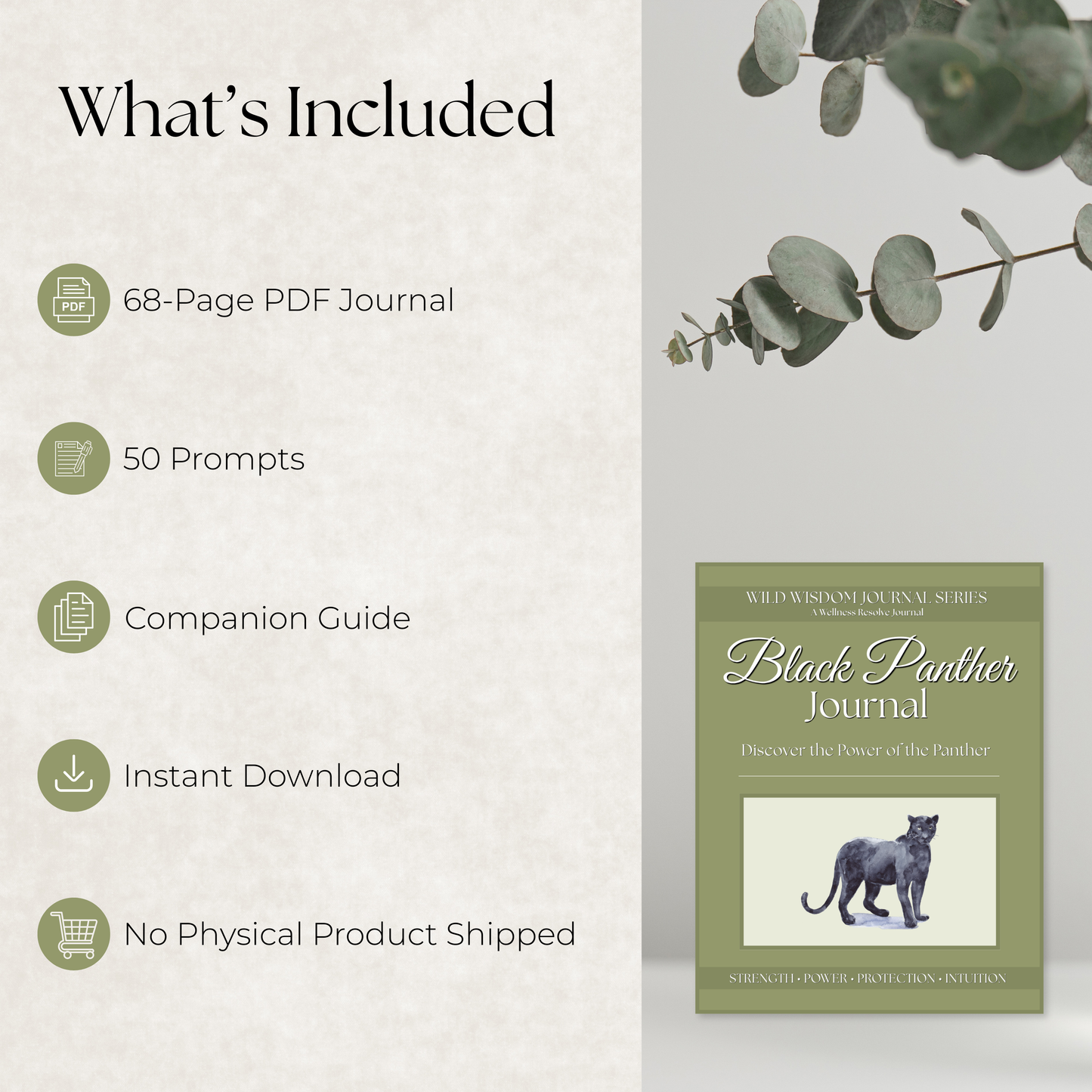 Black Panther Journal: A Guided Journey Toward Strength, Personal Power & Emotional Resilience