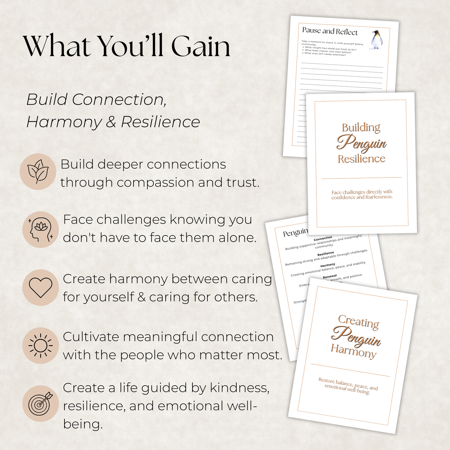 Penguin Journal: A Guided Journey Toward Connection, Harmony & Emotional Resilience