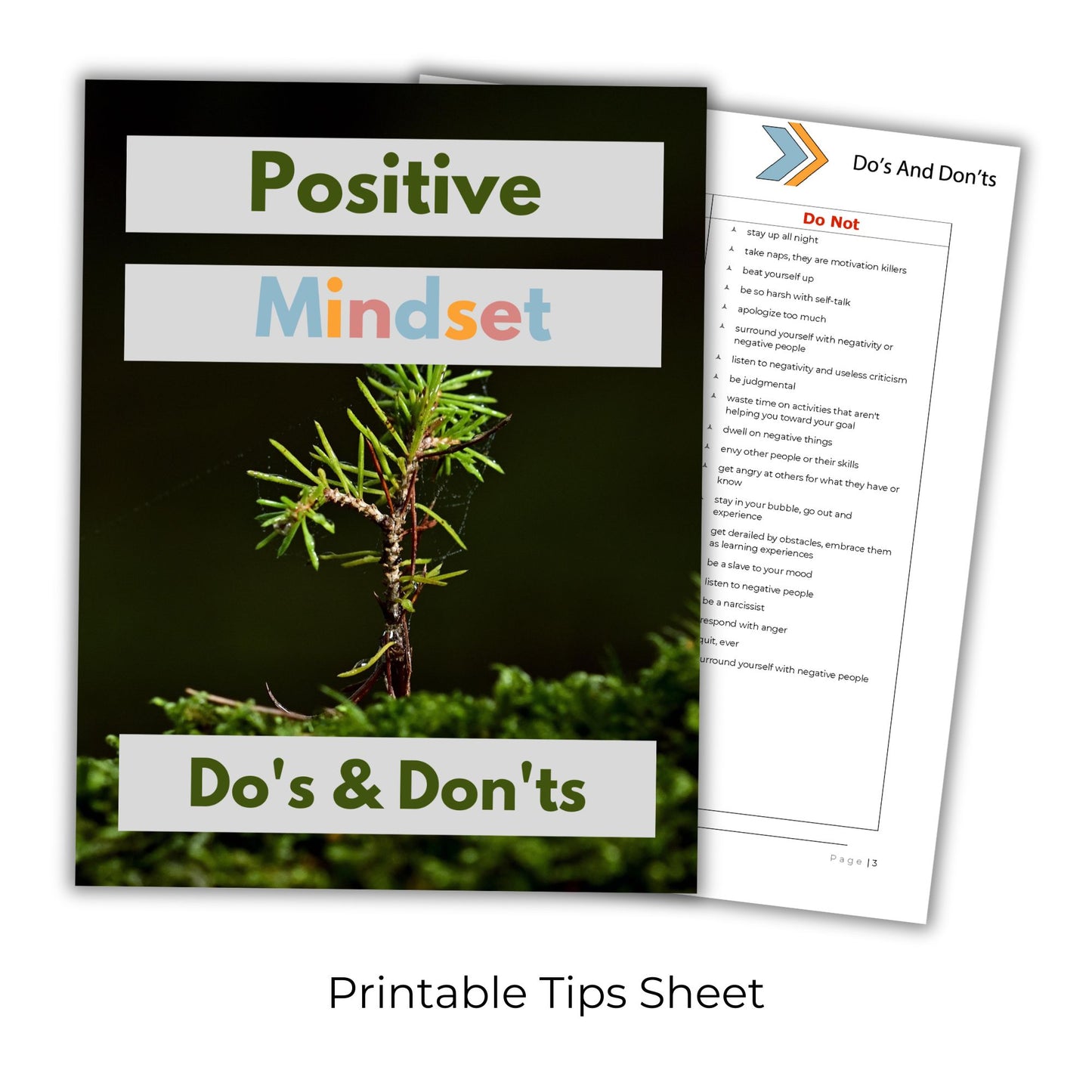Positive Mindset Printable Bundle