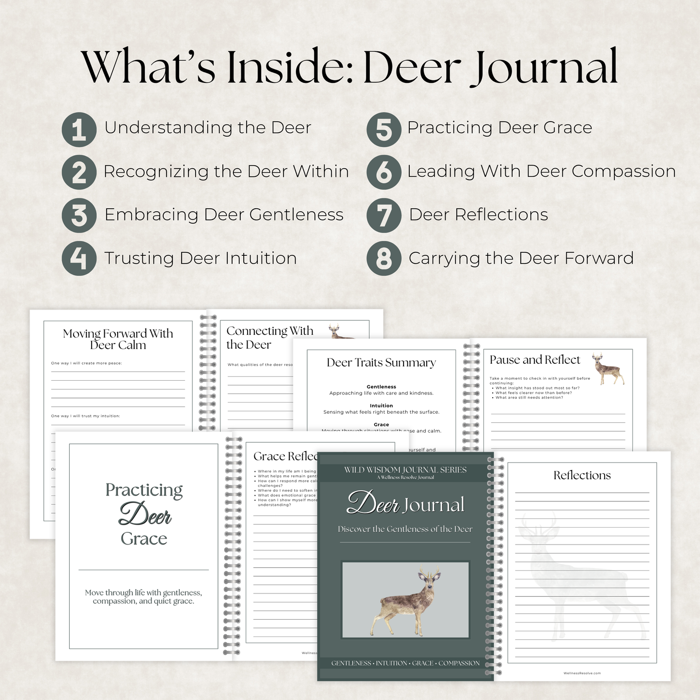 Quiet Heart Collection: 7 Guided Journals for Calm, Clarity & Emotional Well-Being