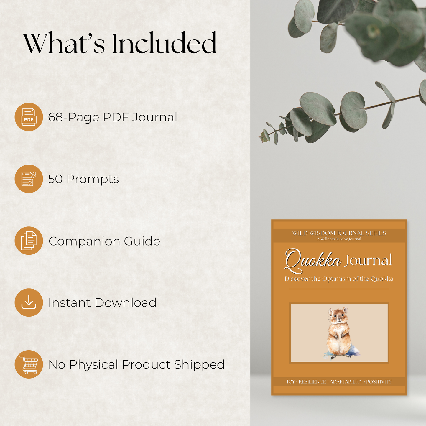 Quokka Journal: A Guided Journey Toward Joy, Gratitude & Resilience