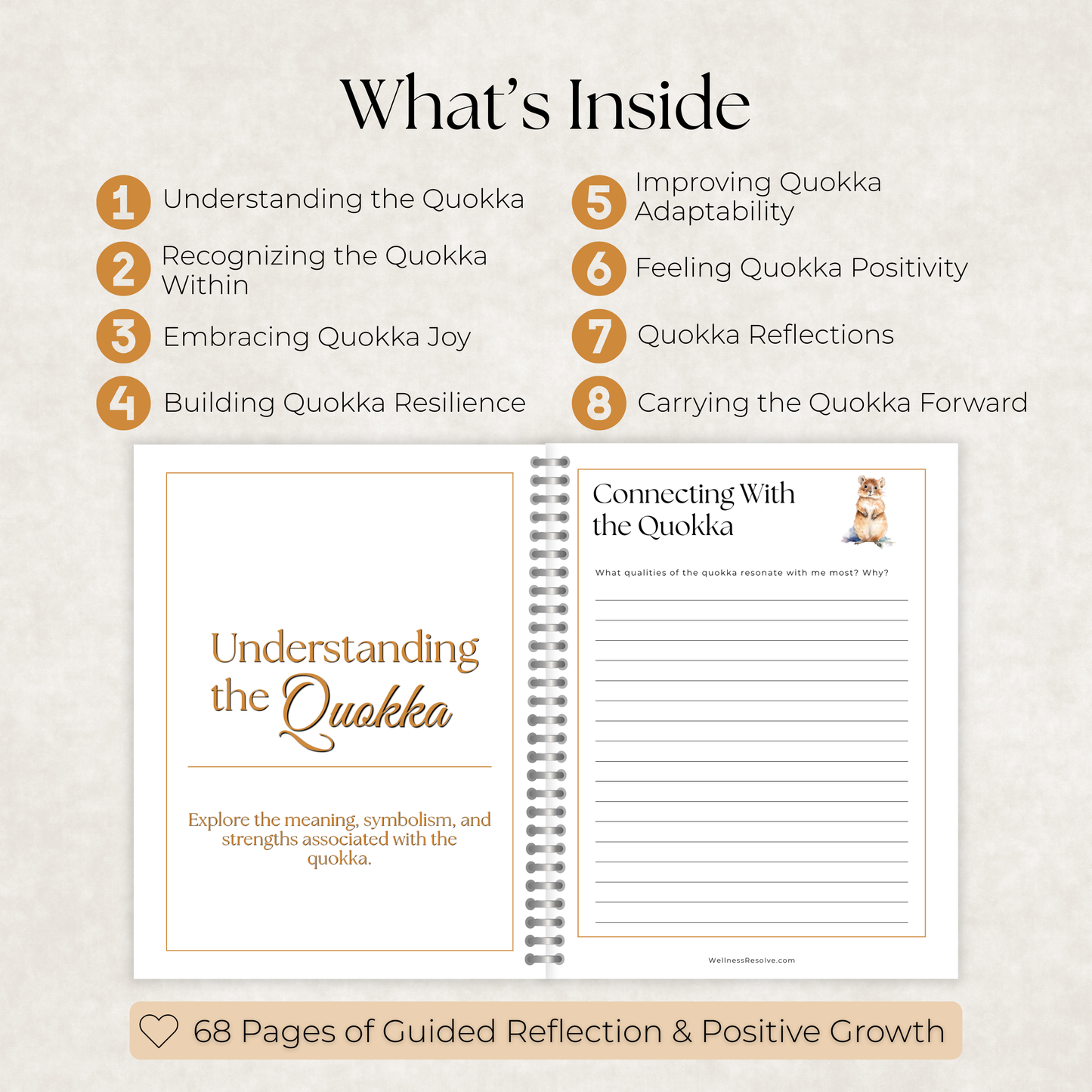 Quokka Journal: A Guided Journey Toward Joy, Gratitude & Resilience