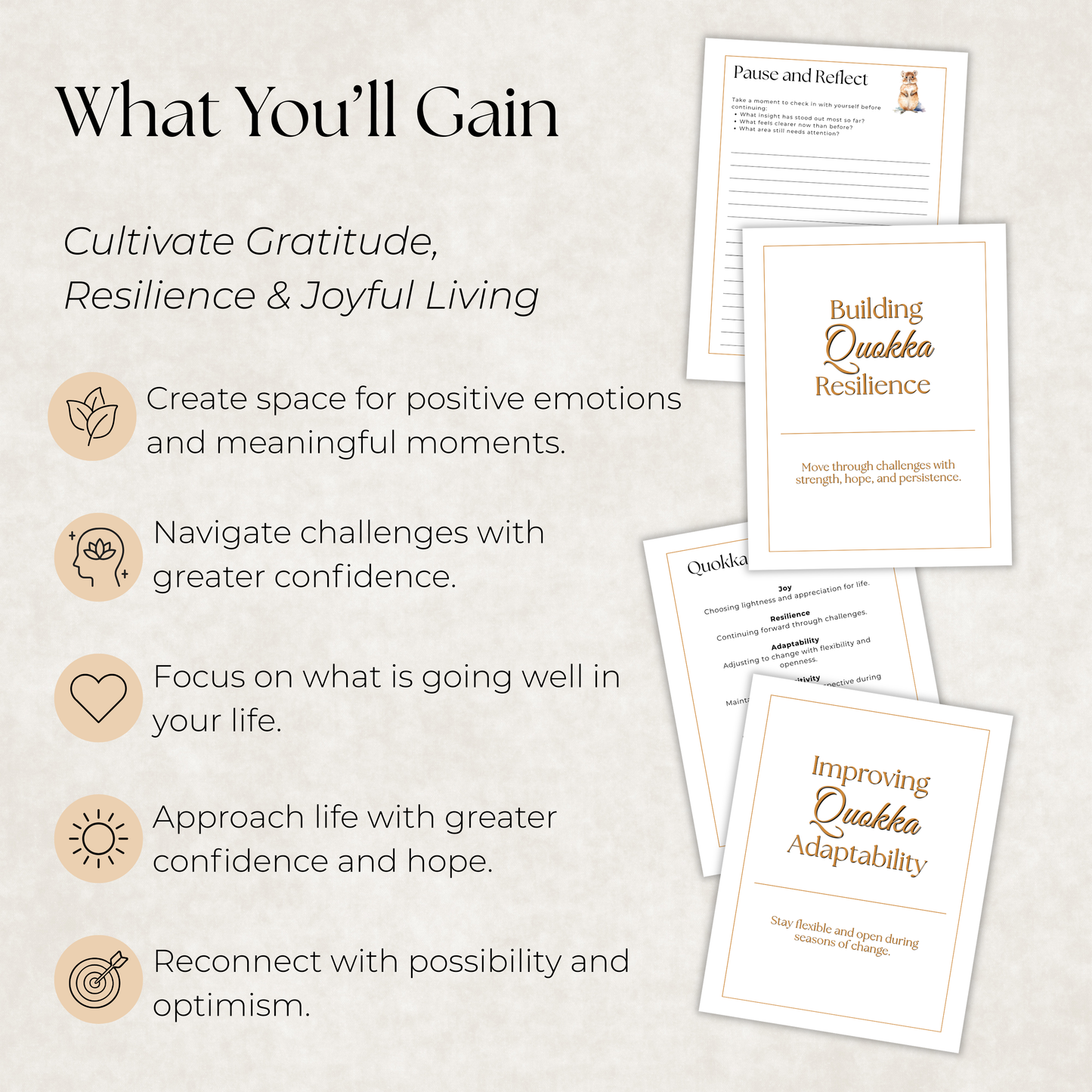 Quokka Journal: A Guided Journey Toward Joy, Gratitude & Resilience