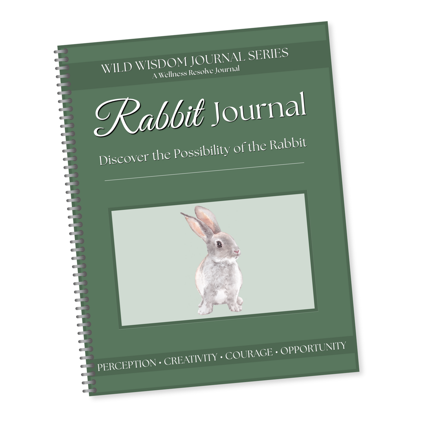 Rabbit Journal: A Guided Journey Toward Courage, Intuition & New Beginnings