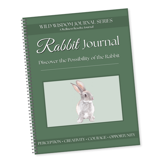 Rabbit Journal: A Guided Journey Toward Courage, Intuition & New Beginnings