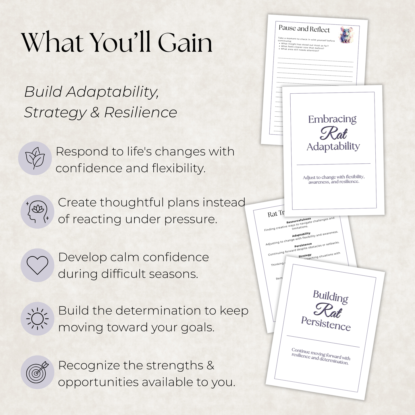 Rat Journal: A Guided Journey Toward Adaptability, Resilience & Resourcefulness