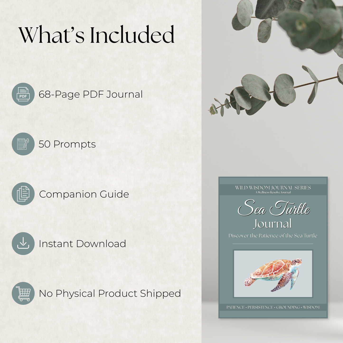 Sea Turtle Journal: A Guided Journey Toward Patience, Resilience & Trust