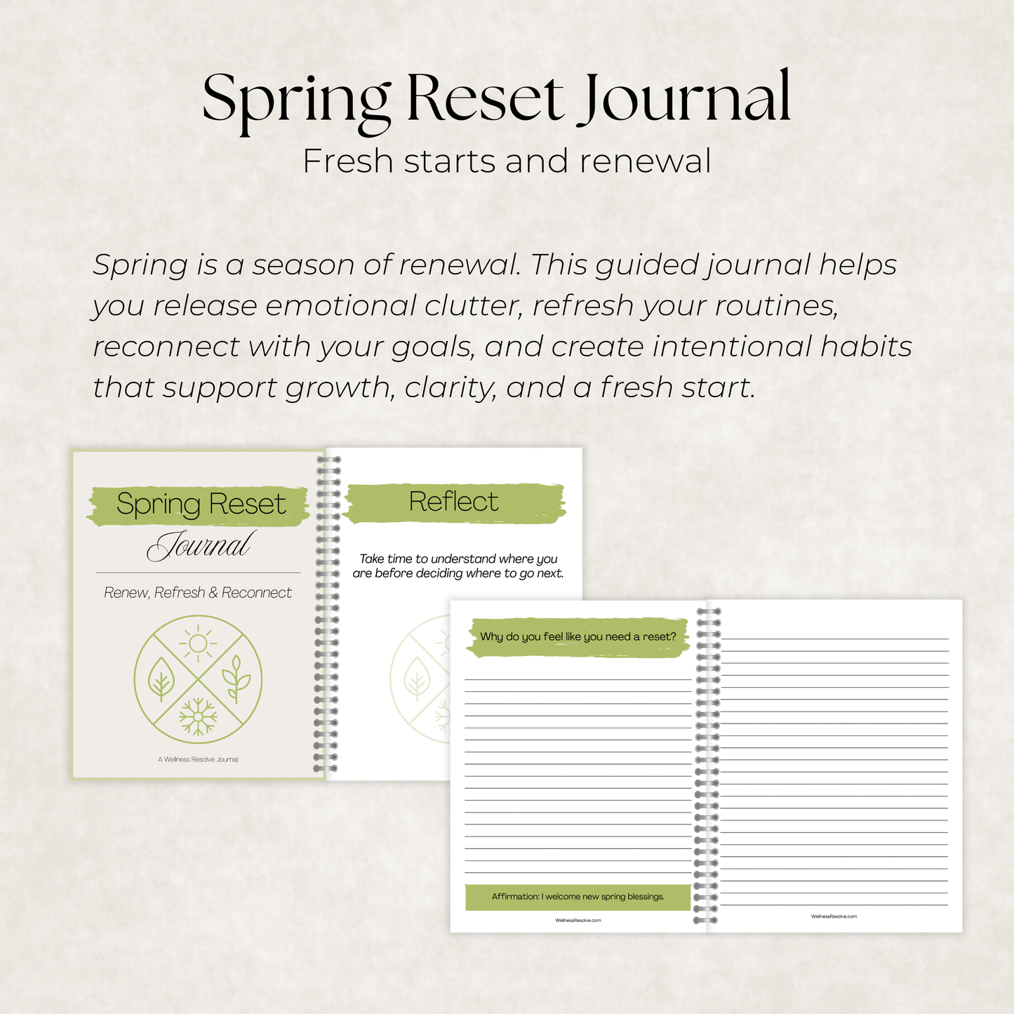 Seasonal Reset Journal Bundle