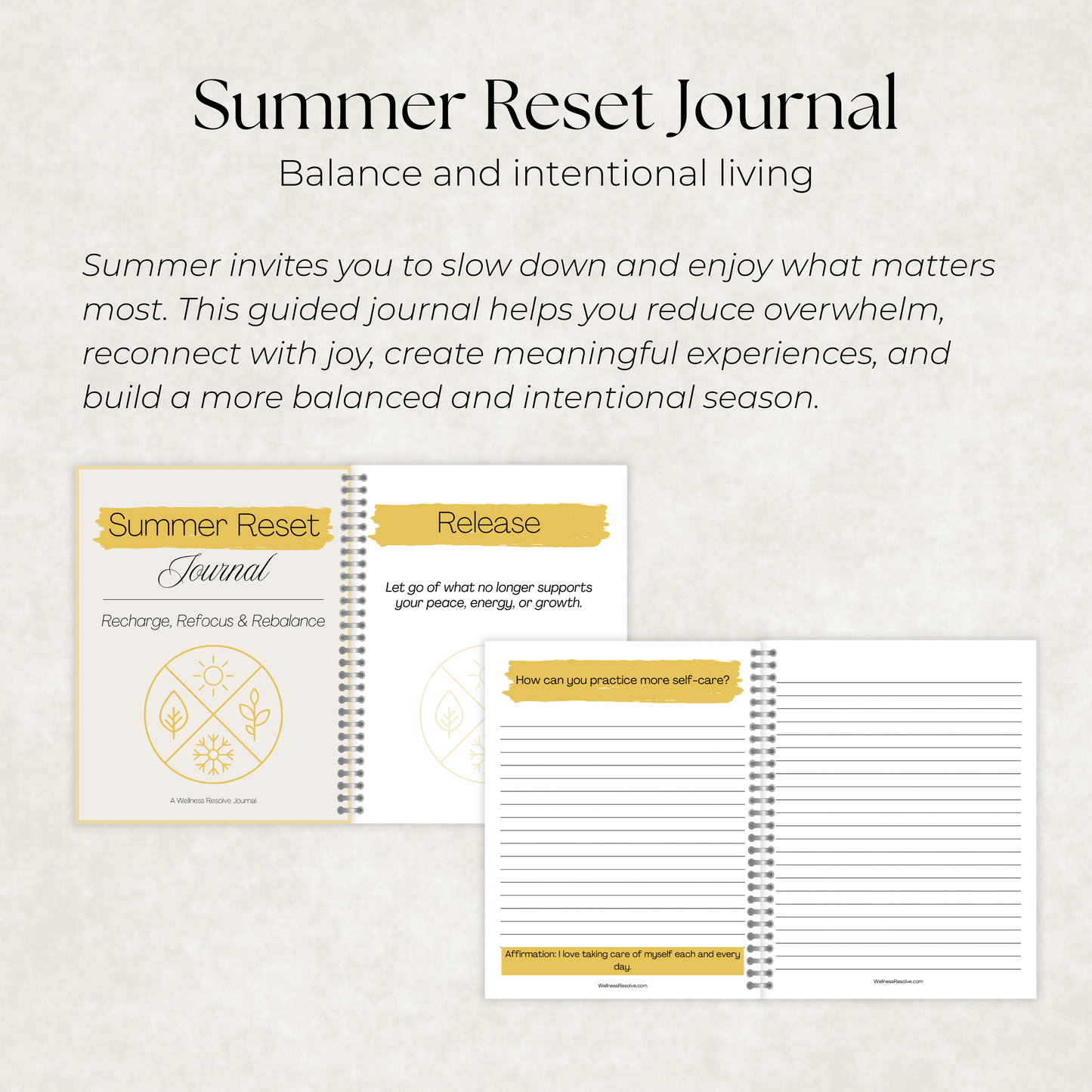 Seasonal Reset Journal Bundle