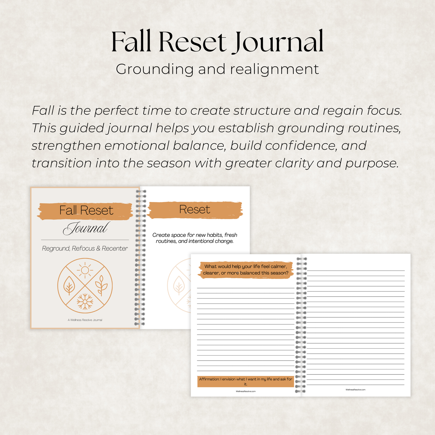 Seasonal Reset Journal Bundle