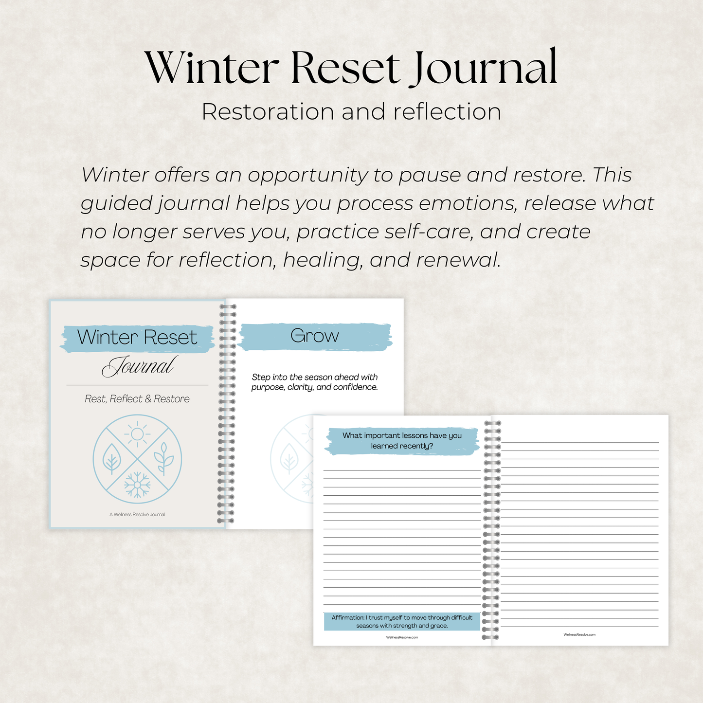 Seasonal Reset Journal Bundle