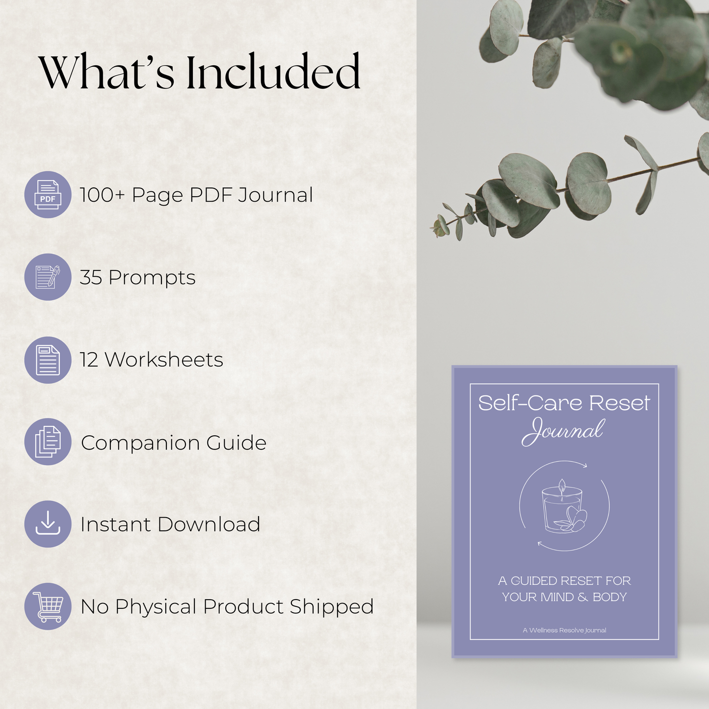 Self-Care Reset Journal