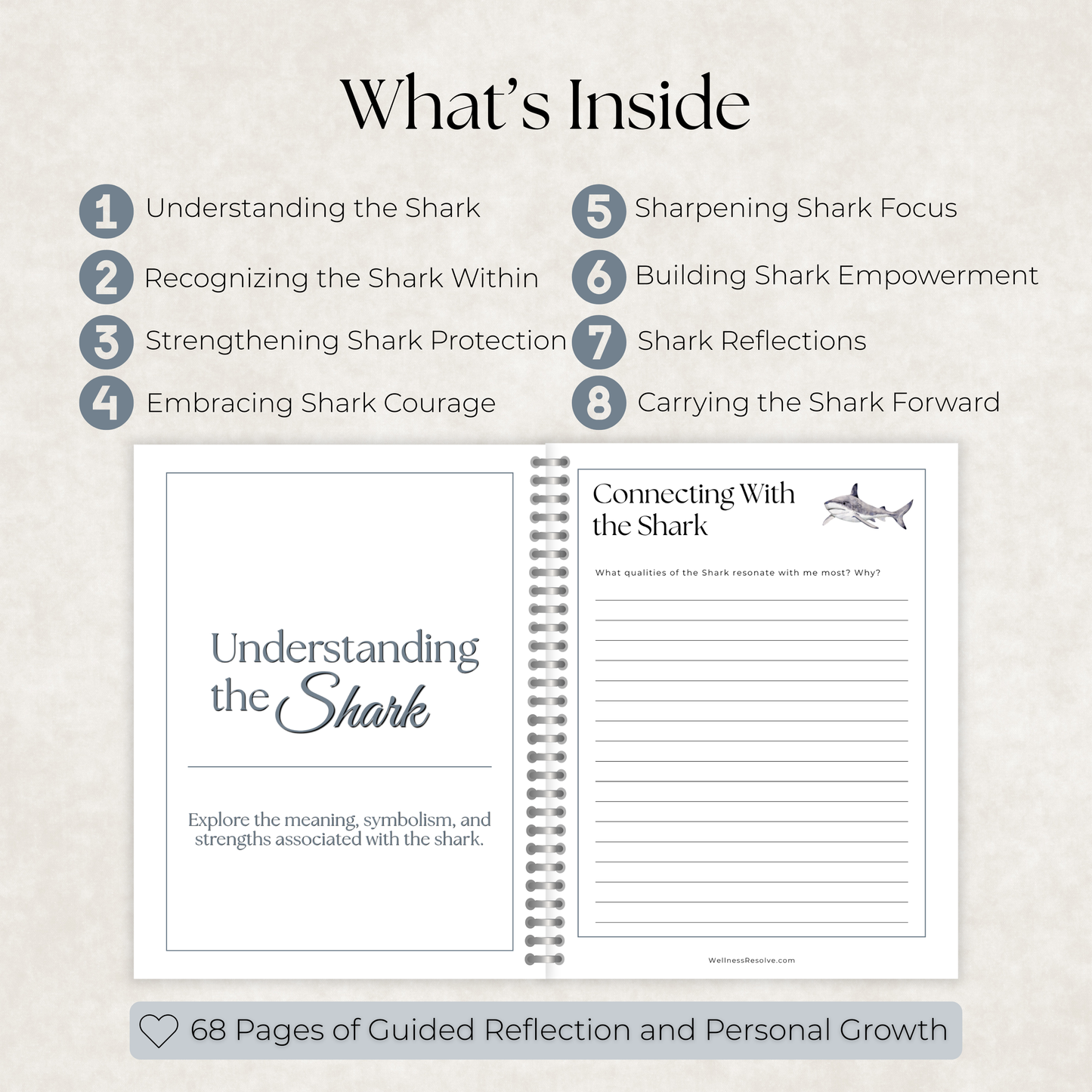 Shark Journal: A Guided Journey Toward Healthy Boundaries, Confidence & Personal Power