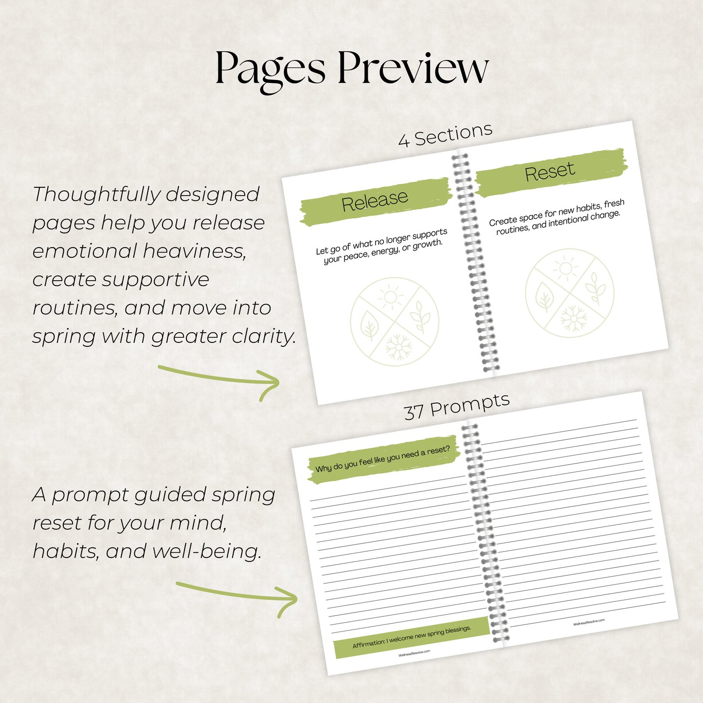 Spring Reset Journal