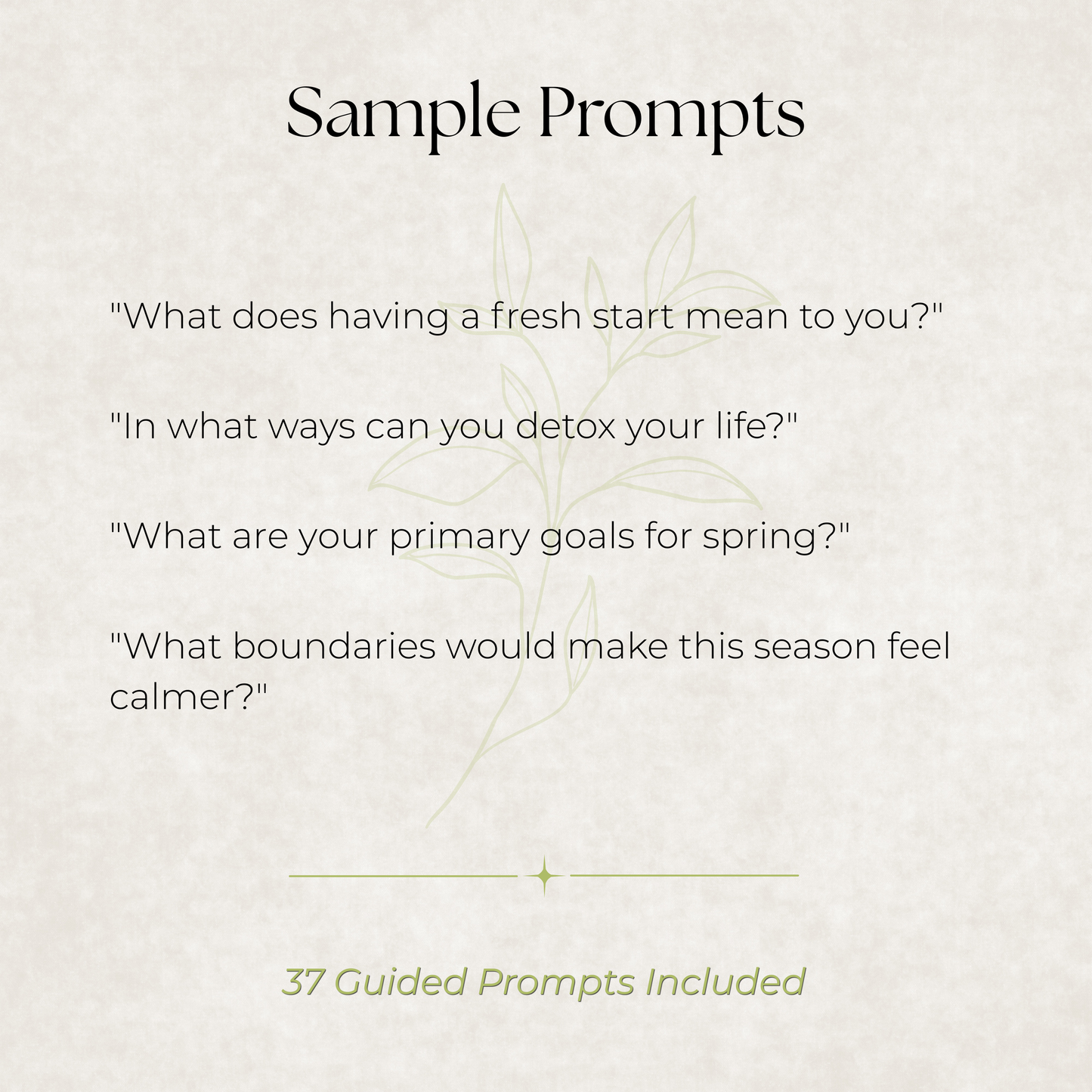 Spring Reset Journal