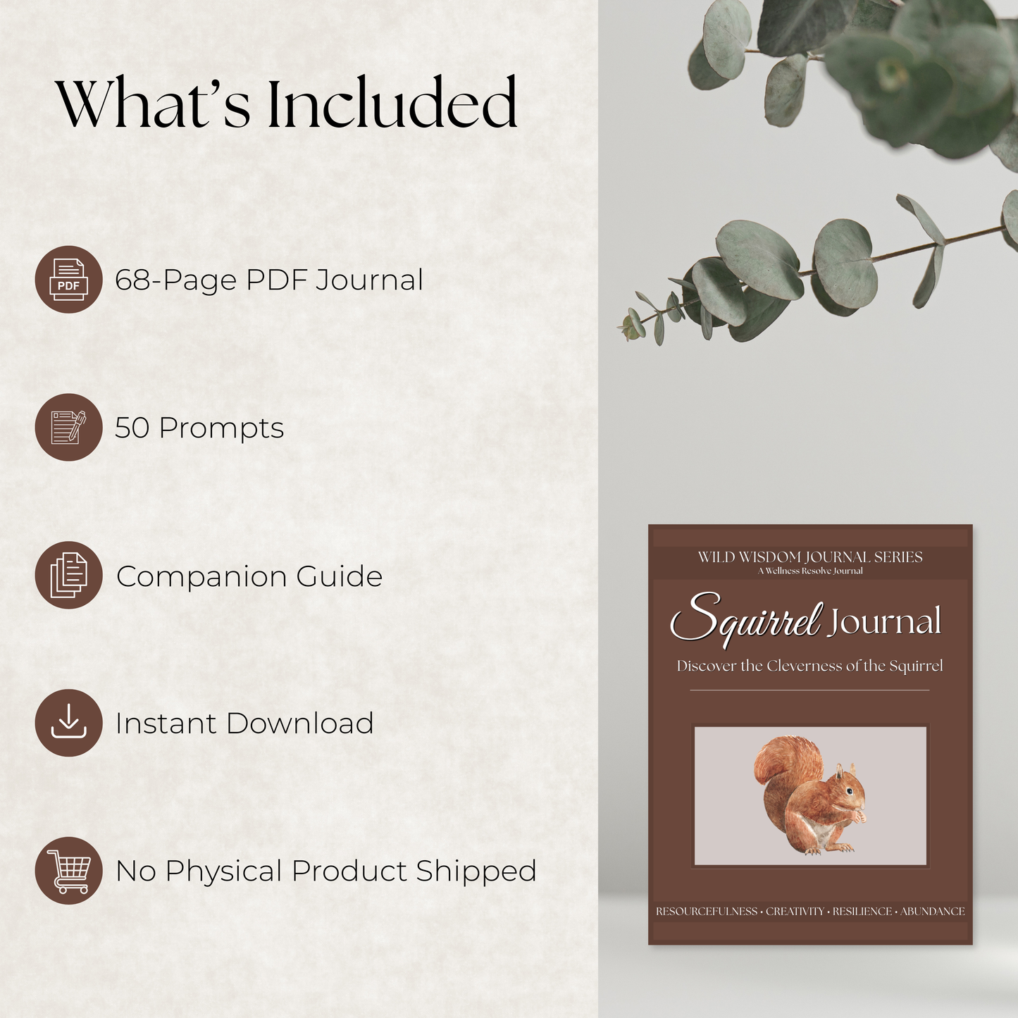 Squirrel Journal: A Guided Journey Toward Resilience, Resourcefulness & Abundance