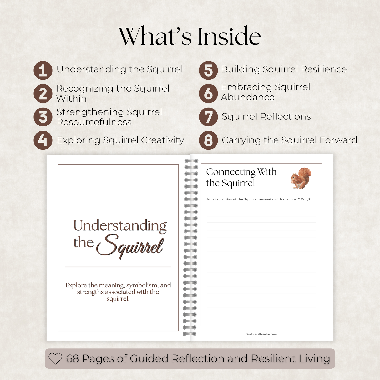 Squirrel Journal: A Guided Journey Toward Resilience, Resourcefulness & Abundance