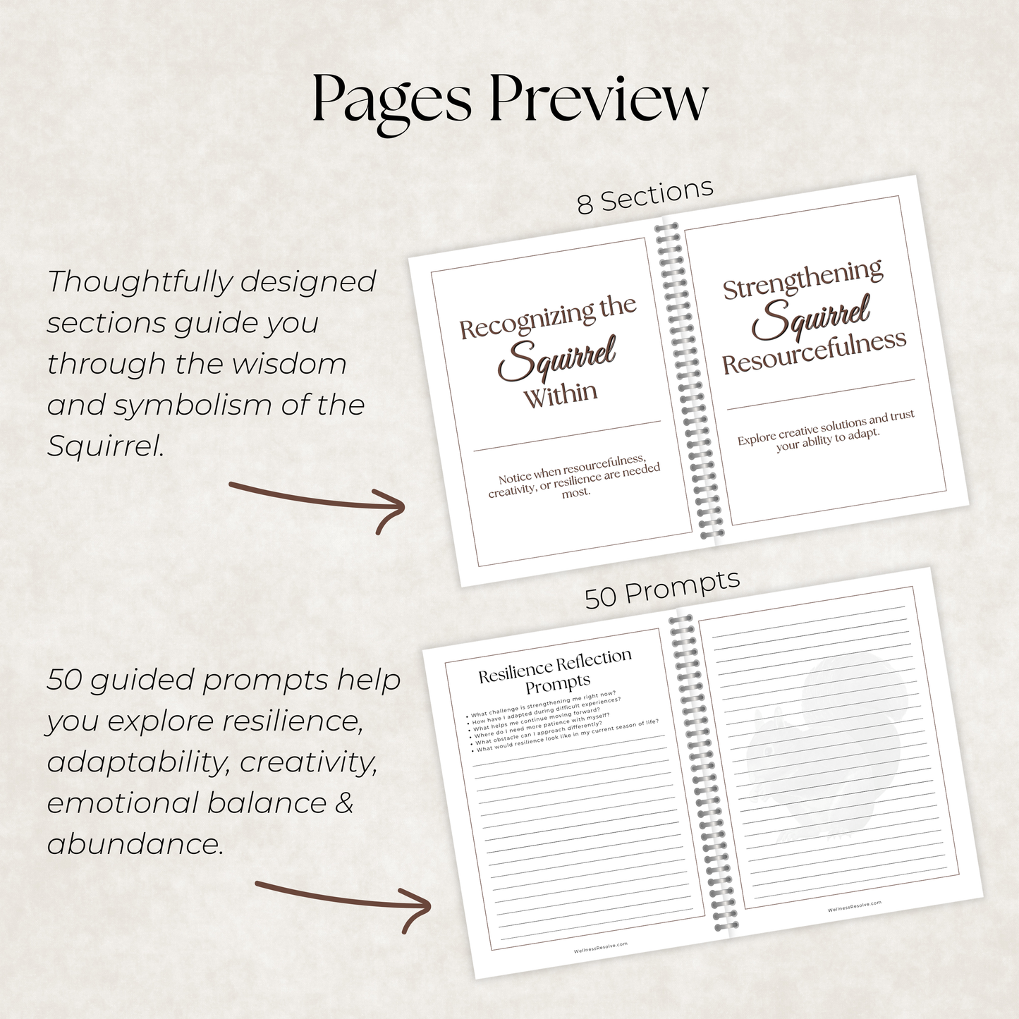 Squirrel Journal: A Guided Journey Toward Resilience, Resourcefulness & Abundance