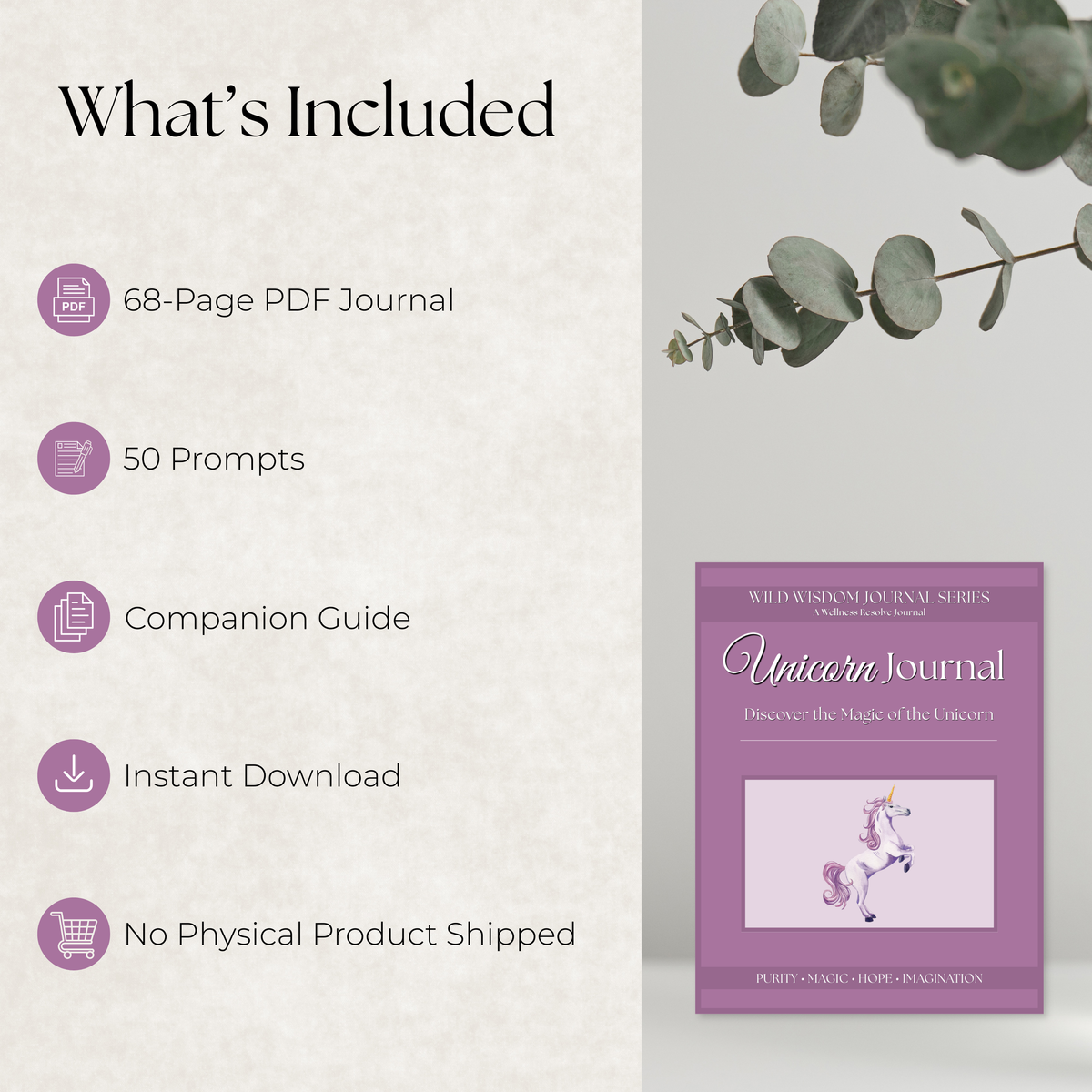 Unicorn Journal: A Guided Journey Toward Hope, Imagination & New Possibilities