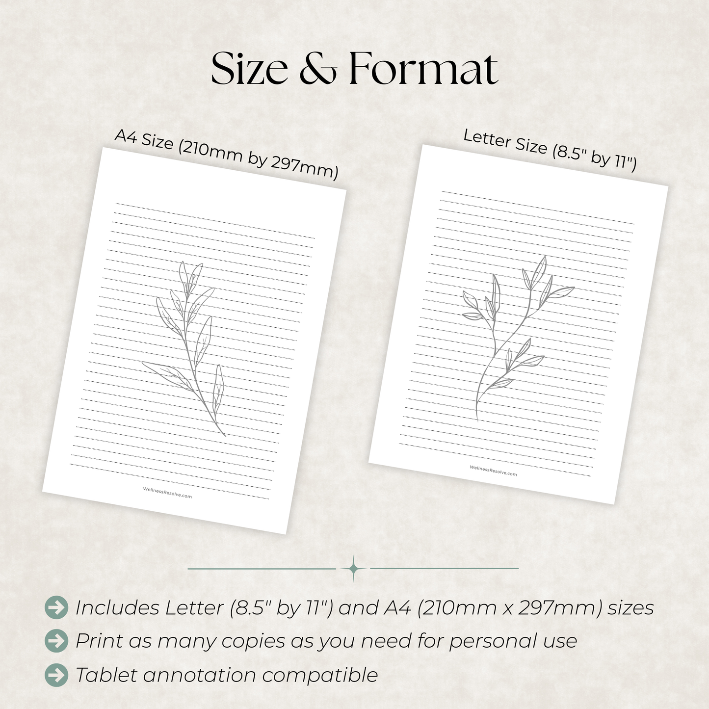 Wellness Habits Reset Journal