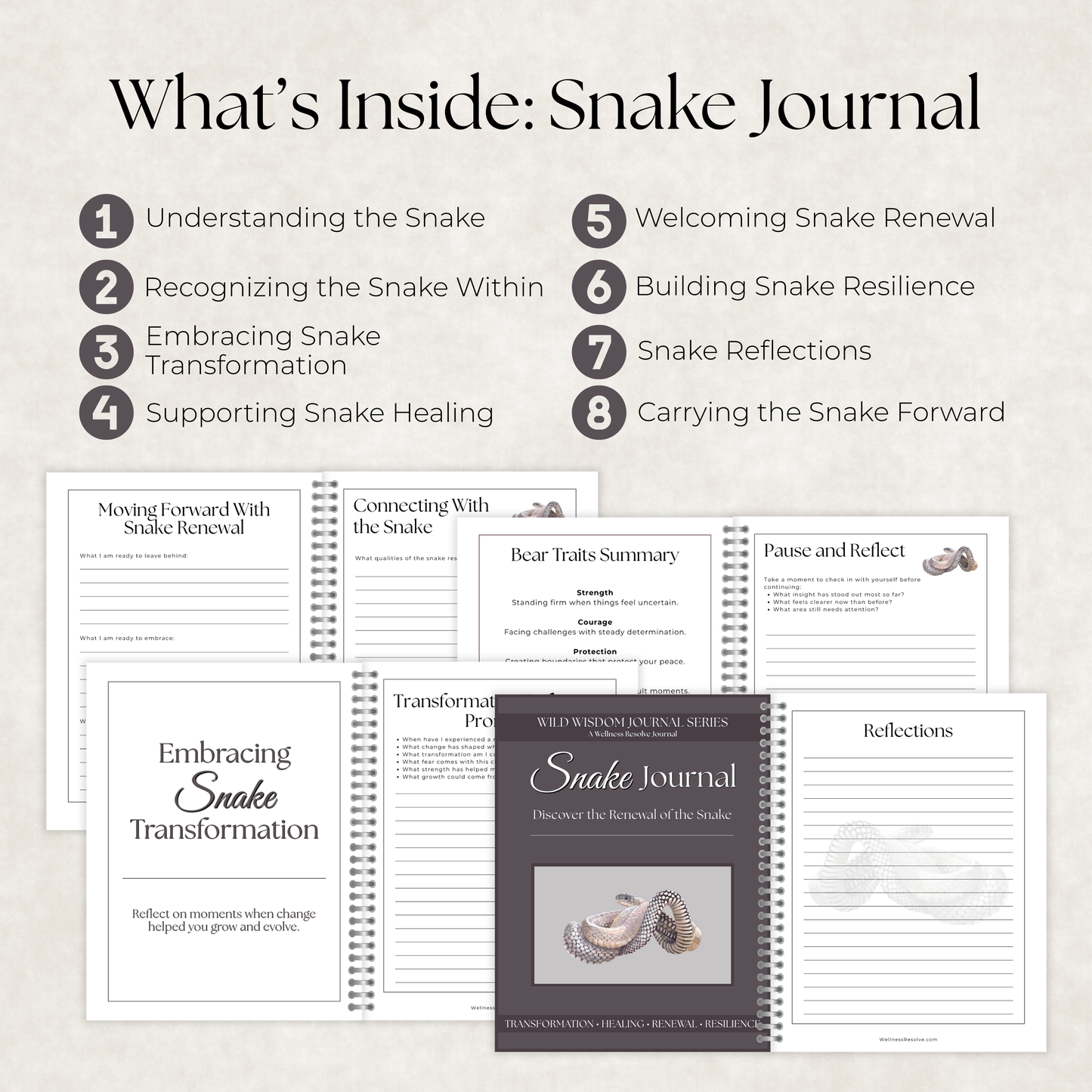 Wild Heart Journal Collection: 7 Guided Journals for Healing, Authenticity & Personal Growth