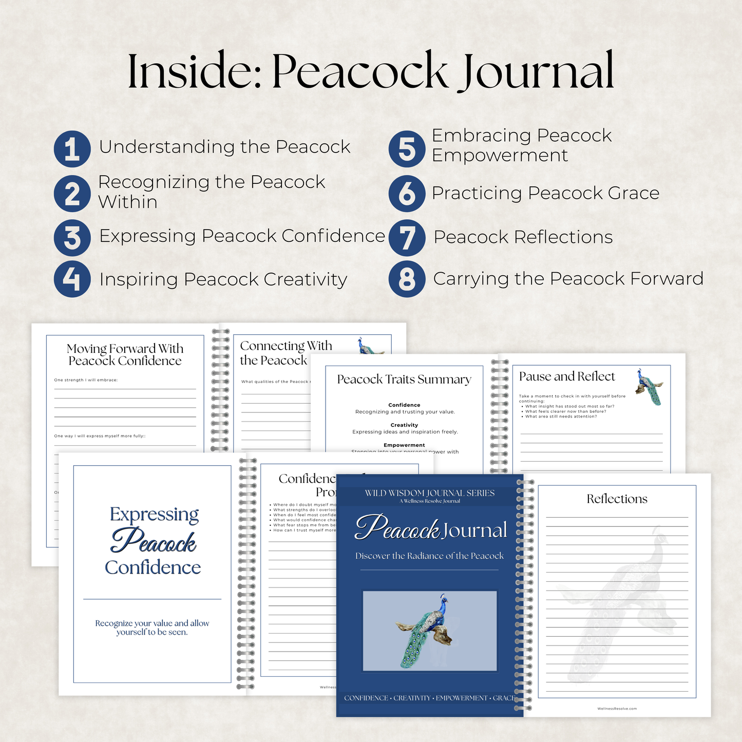 Wild Heart Journal Collection: 7 Guided Journals for Healing, Authenticity & Personal Growth
