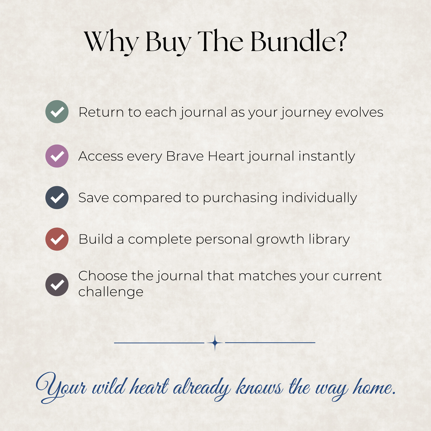 Wild Heart Journal Collection: 7 Guided Journals for Healing, Authenticity & Personal Growth