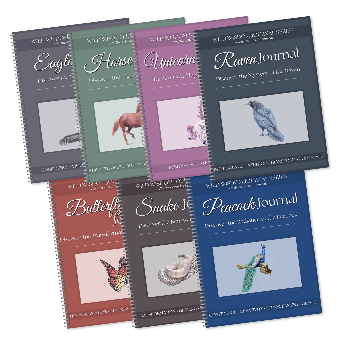Wild Heart Journal Collection: 7 Guided Journals for Healing, Authenticity & Personal Growth