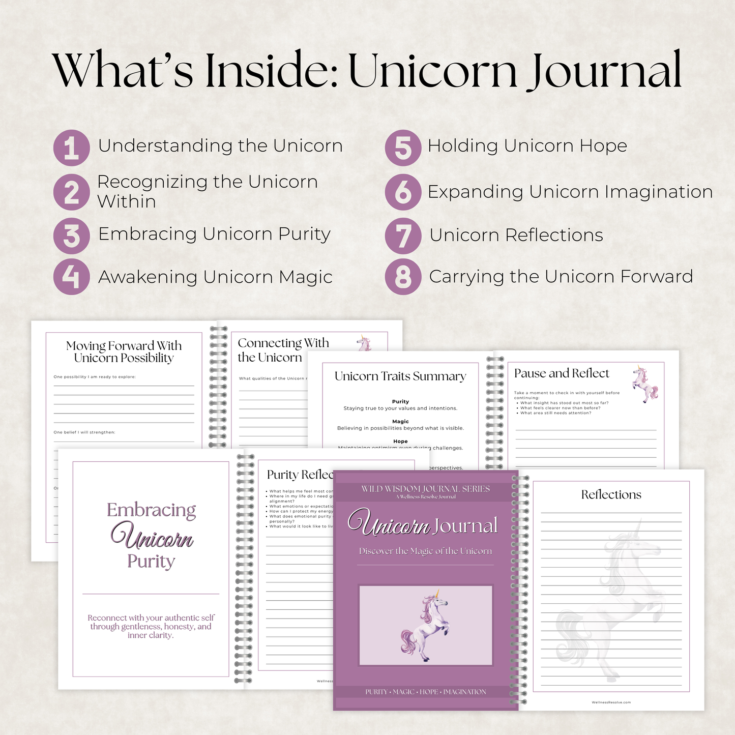 Wild Heart Journal Collection: 7 Guided Journals for Healing, Authenticity & Personal Growth