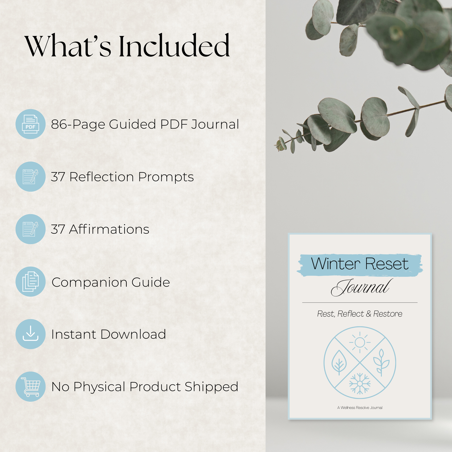 Winter Reset Journal