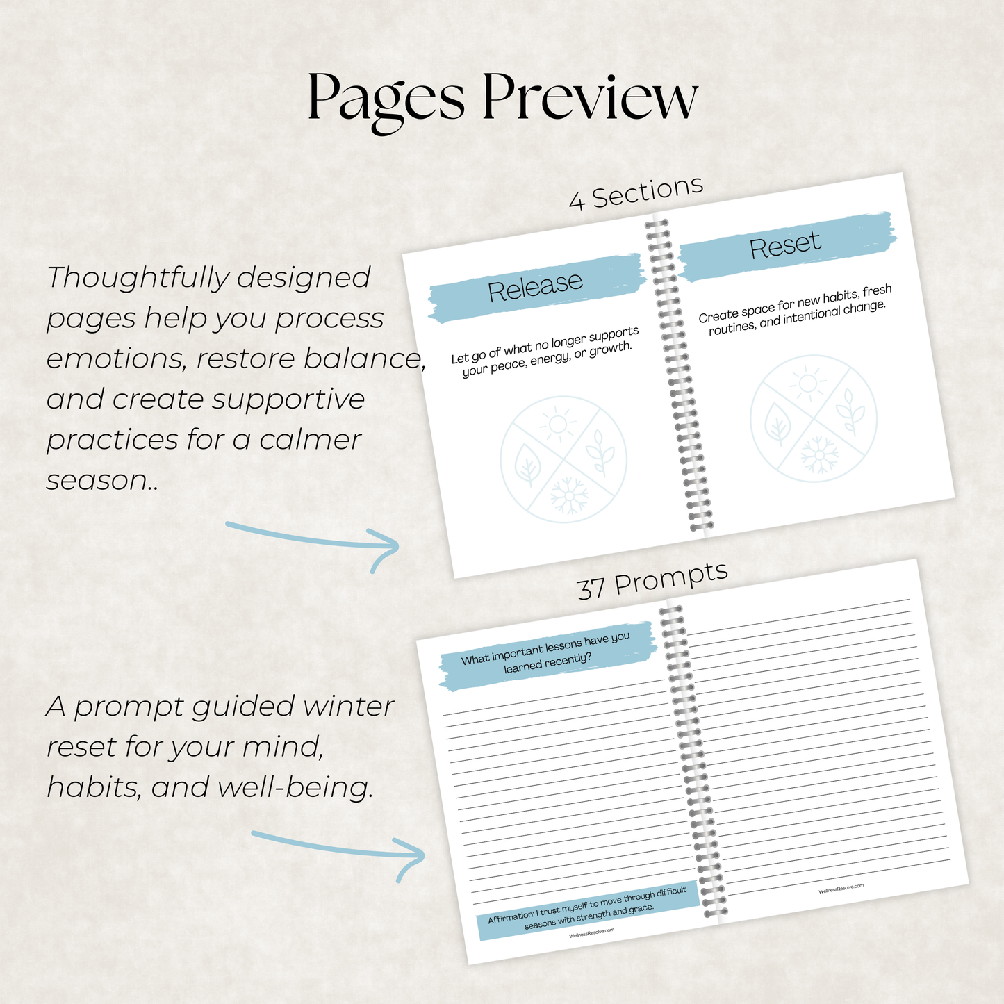 Winter Reset Journal