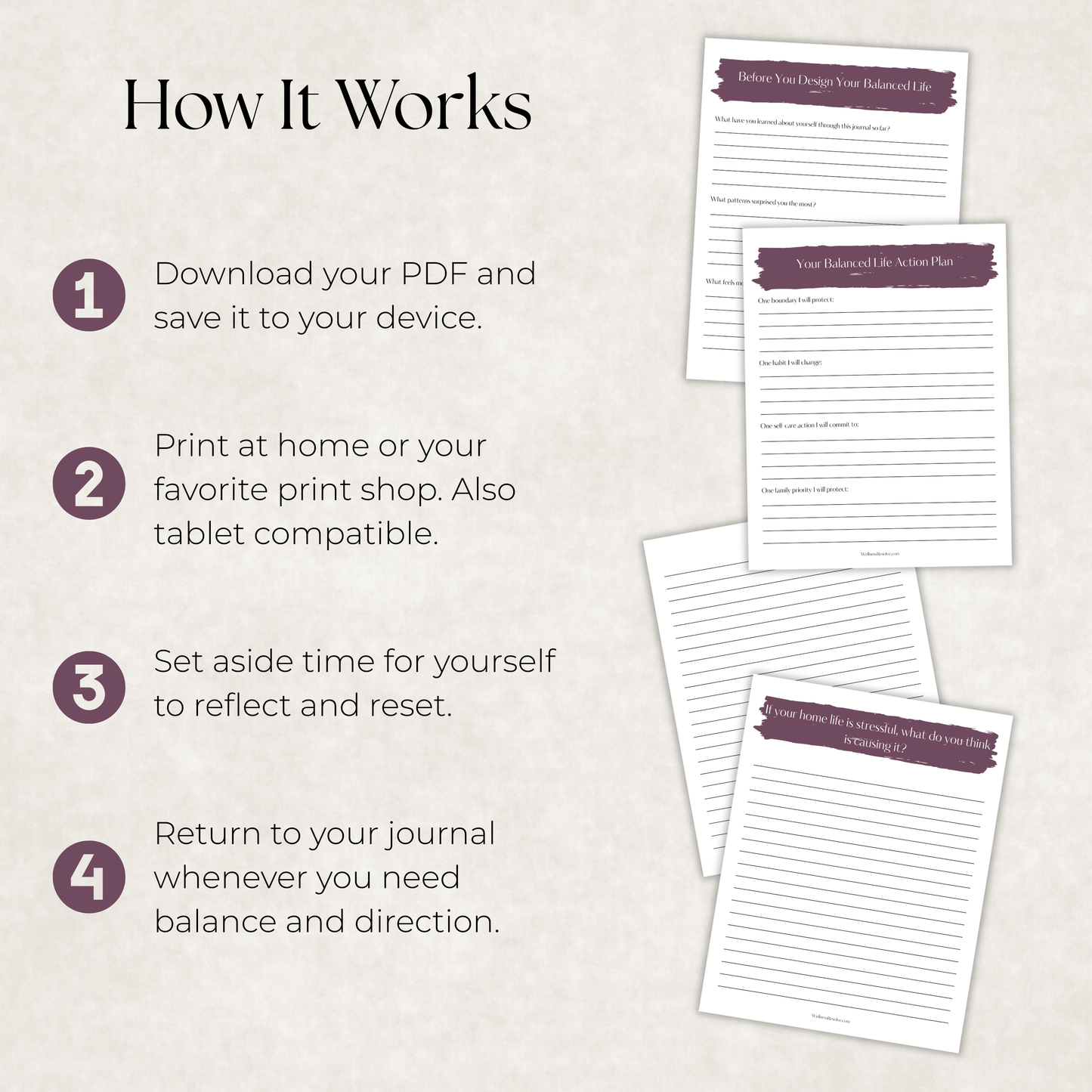 Balanced: A Work-Life Harmony Journal for Working Parents