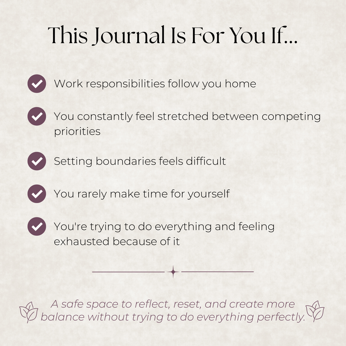 Balanced: A Work-Life Harmony Journal for Working Parents