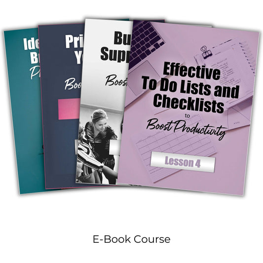 Boost Your Productivity To Get More Done With Less Stress