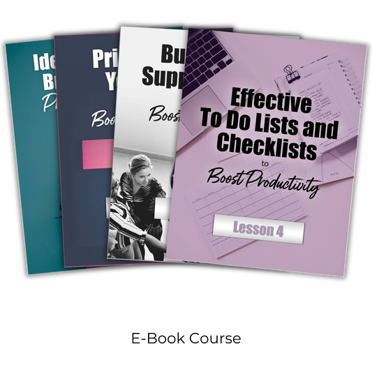 Boost Your Productivity To Get More Done With Less Stress